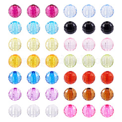 14 Colors Transparent Acrylic Beads&nbsp;TACR-TA0001-45