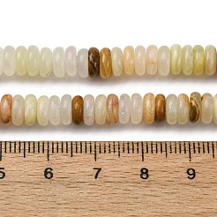 Natural Green Banded Calcite(Afghan Jade) Beads Strands&nbsp;G-L624-H11-6x2mm