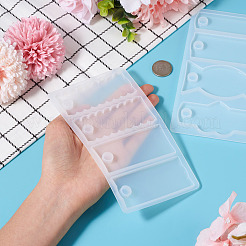 2Pcs 2 Styles DIY Silicone Pendant Molds&nbsp;DIY-TA0010-39