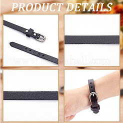 4Pcs 2 Colors Adjustable Cowhide Cord Bracelets for Men Women&nbsp;BJEW-CL0001-31