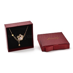 Square & Word Jewelry Cardboard Jewelry Boxes&nbsp;CBOX-C015-01C-01