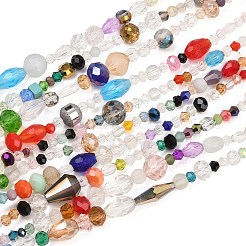 Electroplate Glass Bead Strands&nbsp;EGLA-L007-K01