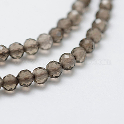Natural Smoky Quartz Beads Strands&nbsp;G-D840-09-4mm