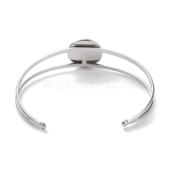 Non-Tarnish 304 Stainless Steel Bracelets Setting Making&nbsp;BJEW-B090-03C-P