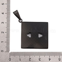 304 Stainless Steel Pendants&nbsp;STAS-K283-05EB