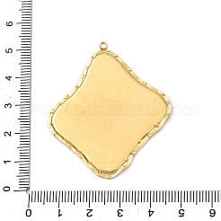 304 Stainless Steel & Resin Pendants&nbsp;RE-B001-02G
