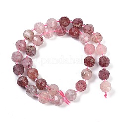 Natural Strawberry Quartz Beads Strands&nbsp;G-G182-B12-05
