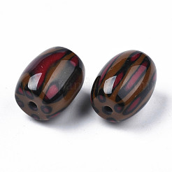 Two Tone Acrylic Beads&nbsp;OACR-S038-024