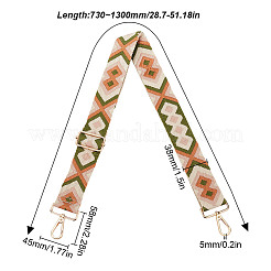 Ethnic Style Polycotton Adjustable Webbing Bag Straps&nbsp;AJEW-WH0270-108