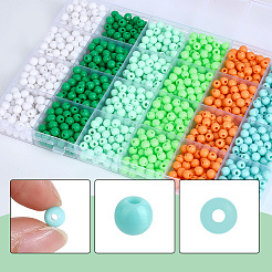 1440Pcs 6 Styles Opaque Acrylic Beads&nbsp;MACR-PA0001-78