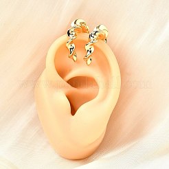 Brass Cuff Earrings&nbsp;EJEW-F370-12G