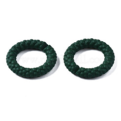 Spray Painted CCB Plastic Linking Rings&nbsp;CCB-Q091-010B