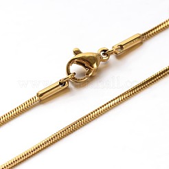 304 Stainless Steel Snake Chains Necklaces&nbsp;NJEW-O058-24