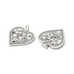 Brass Micro Pave Cubic Zirconia Pendants&nbsp;KK-E068-VB124