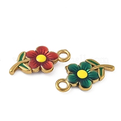 304 Stainless Steel Enamel Pendants&nbsp;STAS-P408-14G-M