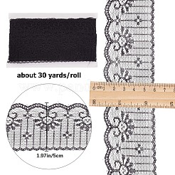 Polyester Lace Trim&nbsp;OCOR-WH0071-035B