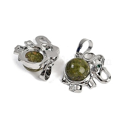 Natural Unakite Pendants&nbsp;G-I374-A-P16