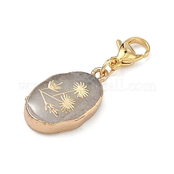 Natural Gemstone Pendant Decorations&nbsp;HJEW-PH01916-01