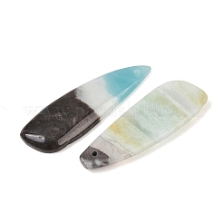 Natural Flower Amazonite Pendants&nbsp;G-K381-26