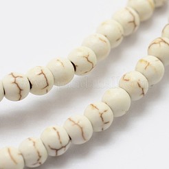 Synthetic Magnesite Bead Strands&nbsp;X-G-P228-43-4mm