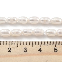 Natural Cultured Freshwater Pearl Beads Strands&nbsp;PEAR-P062-06E