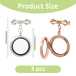 3Pcs Brass Brooch&nbsp;JEWB-FH00016