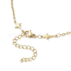 304 Stainless Steel Cross Chain Necklaces&nbsp;NJEW-JN05443