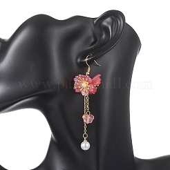 Flower Acrylic Dangle Earrings&nbsp;EJEW-JE06924