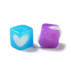 Two Tone Opaque Acrylic Beads&nbsp;SACR-I005-03