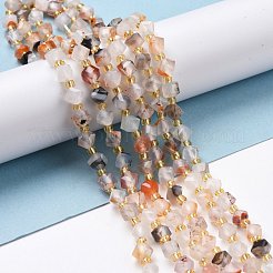Natural Agate Beads Strands&nbsp;G-P463-18