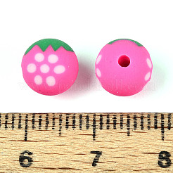 Fruits Theme Handmade Polymer Clay Beads&nbsp;CLAY-T022-04D