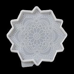 Mandala Flower Cup Mat Silicone Molds&nbsp;SIMO-H144-01B