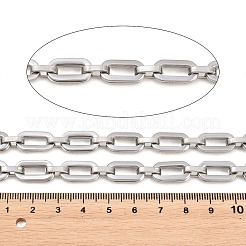 201 Stainless Steel Oval Link Chains&nbsp;CHS-H118-15P