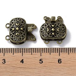 Brass Box Clasps&nbsp;KK-F867-38AB