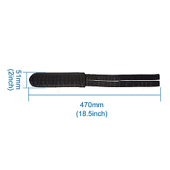Nylon Cloth Bicycle Beam Foot Straps&nbsp;LS-AJEW-TAC0014-01
