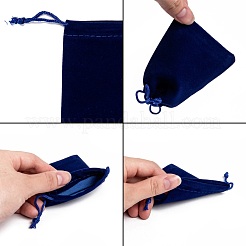 Rectangle Velvet Pouches&nbsp;X-TP-R002-7x9-03