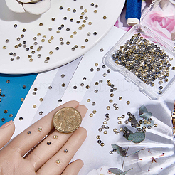 400Pcs 4 Colors Alloy Buttons&nbsp;BUTT-GF0004-14
