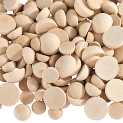 200Pcs Unfinished Natural Wood Cabochons&nbsp;WOOD-SP0001-56