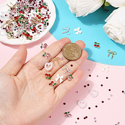 DIY Cherry Jewelry Making Findings Kits&nbsp;DIY-SP0005-75