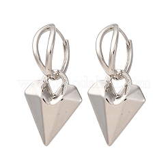 Heart Brass Hoop Earrings&nbsp;EJEW-D322-12P-02
