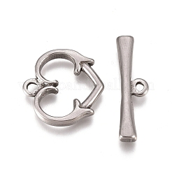 Non-Tarnish 304 Stainless Steel Toggle Clasps&nbsp;STAS-L247-003P