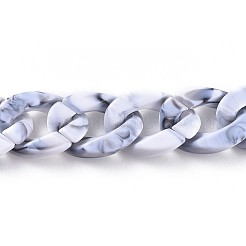 Acrylic Curb Chains&nbsp;X-AJEW-JB00505-05
