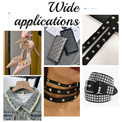 200Pcs 4 Styles Iron Studs Rivets&nbsp;IFIN-GF0001-54B
