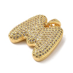 Brass Micro Pave Cubic Zirconia Pendants&nbsp;KK-E061-03G-13