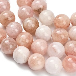 Natural Pink Morganite Beads Strands&nbsp;G-H335-B01-16mm