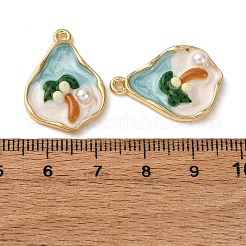 Alloy Enamel Pendants&nbsp;ENAM-B028-20KCG