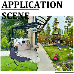 Polyester Hanging Rocking Chair Replacement Fabric&nbsp;AJEW-WH20816-128C