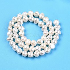 Natural Cultured Freshwater Pearl Beads Strands&nbsp;PEAR-N014-06C