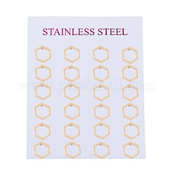 PVD Vacuum Plating 304 Stainless Steel Stud Earrings&nbsp;EJEW-Z012-07G