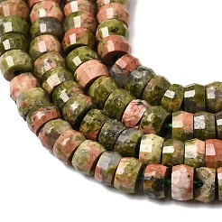Natural Unakite Heishi Beads Strands&nbsp;G-A299-A10-01